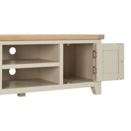 The Furniture Market Cheshire Dove Grey Painted Medium Tv Stand Unit Up To 60 Widescreen Size - thumbnail 7