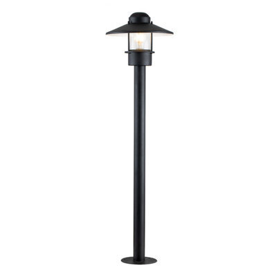 Luminosa Lighting Elstead Klampenborg Outdoor Bollard Black, Ip44