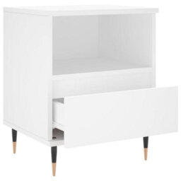 Berkfield Bedside Cabinets 2 Pcs White 40X35X50 Cm Engineered Wood - thumbnail 6