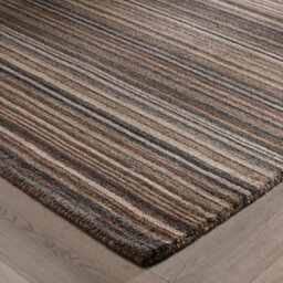 Melrose Mubai Stripe Wool Made Natural Area Rug 200/285Cm - thumbnail 3