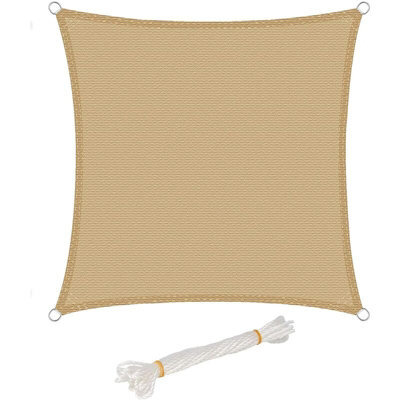 Beige 2X2M Hdpe Shade Sail Uv Resistant - image 1