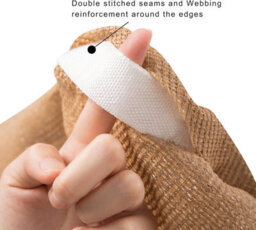 Beige 2X2M Hdpe Shade Sail Uv Resistant - thumbnail 4