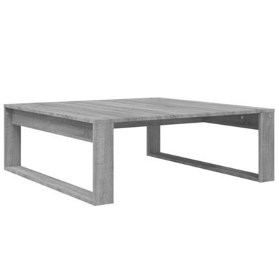 Vidaxl Coffee Table Grey Sonoma 100X100X35 Cm Engineered Wood - image 1