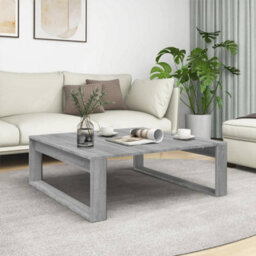 Vidaxl Coffee Table Grey Sonoma 100X100X35 Cm Engineered Wood - thumbnail 2