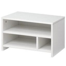 Desktop Printer Stand With Storage Printer Rack 40 X 30 X 24.5 Cm White - thumbnail 5
