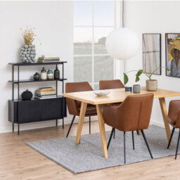 Furniture To Go Angus Small Bookcase With 2 Sliding Doors In Black - thumbnail 7