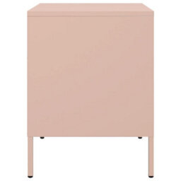 Berkfield Bedside Cabinets 2 Pcs Pink 36X39X50.5 Cm Steel - thumbnail 7