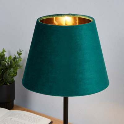 Lighting Collection Soft Tone Tapered Fabric Table Lamp Shade - image 1