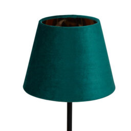 Lighting Collection Soft Tone Tapered Fabric Table Lamp Shade - thumbnail 3