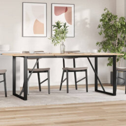 Berkfield Dining Table Legs O-Frame 160X80X73 Cm Steel - thumbnail 3