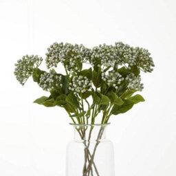 Hill Interiors Budding Hydrangea Artificial Flower Spray Blue (One Size) - thumbnail 3