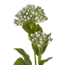 Hill Interiors Budding Hydrangea Artificial Flower Spray Blue (One Size) - thumbnail 2