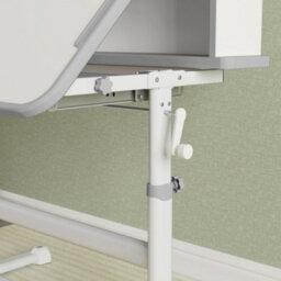 Aiyaplay Kids Desk And Chair Set W/ Tiltable Desktop, Reading Rack, Grey - thumbnail 9
