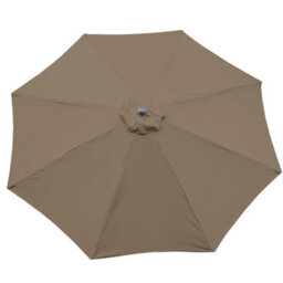 VRUC Replacement Parasol Fabric Umbrella Canopy Cover For 2.7M 8 Arm Parasols Taupe - thumbnail 2