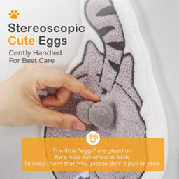 3Pcs Cat Hand Towels,cute Hand Towel For Kitchen Bathroom,home Bathroom Decor Towel,quick Dry Coral Fleece,cat Lovers Gifts - thumbnail 4