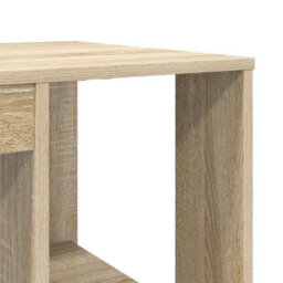 Berkfield Sonoma Oak Desk Sonoma Oak Engineered Wood Standard Desk Size - thumbnail 7