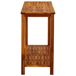 Walplus Garden Console Table 110X40X75 Cm Solid Acacia Wood - thumbnail 3