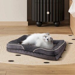 Thehotsale Dark Grey Anti-Slip Washable Pet Sleeping Bed (M Size),50X40X9Cm - thumbnail 2