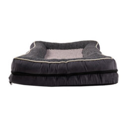 Thehotsale Dark Grey Anti-Slip Washable Pet Sleeping Bed (M Size),50X40X9Cm - thumbnail 4