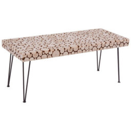 Orsina Handcrafted Coffee Table, Versatile Design Wooden Table, Stable Coffee Table, Sleek Table With Hairpin Legs - thumbnail 2