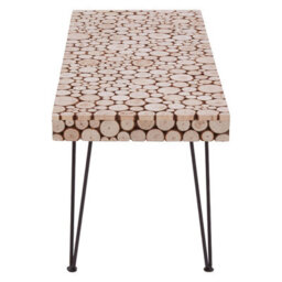 Orsina Handcrafted Coffee Table, Versatile Design Wooden Table, Stable Coffee Table, Sleek Table With Hairpin Legs - thumbnail 3
