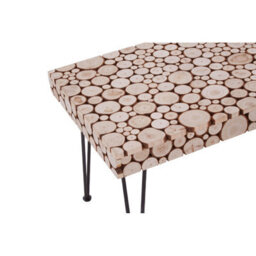 Orsina Handcrafted Coffee Table, Versatile Design Wooden Table, Stable Coffee Table, Sleek Table With Hairpin Legs - thumbnail 9