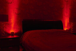 Auraglow Plugin Gu10 Spotlight Uplighter Light - Red Narrow Beam - thumbnail 1