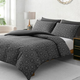Pamposh Double Duvet Set Premium Brushed Microfiber Duvet Cover Double Ultrasoft Hypoallergenic With Zipper Closure - thumbnail 4