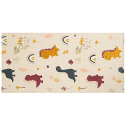 Beliani Kids Rug Tiop Multicolour 80 X 150 Cm Cotton - thumbnail 1