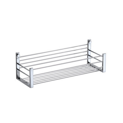 Cosmic Shower Caddy, Shower Basket, 35Cm, Chrome, Wall Mounted, Screws Included, Architect Collection - image 1