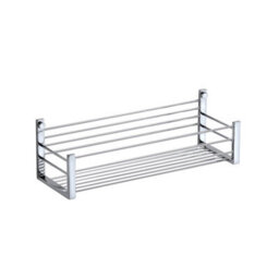 Cosmic Shower Caddy, Shower Basket, 35Cm, Chrome, Wall Mounted, Screws Included, Architect Collection - thumbnail 1