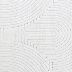Livabliss Le Mans-Modern White 3D High & Low Pile Textured In- & Outdoor Rug 200 X 275 Cm Easy Care, Non Shedding - thumbnail 7