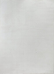 Livabliss Le Mans-Modern White 3D High & Low Pile Textured In- & Outdoor Rug 200 X 275 Cm Easy Care, Non Shedding - thumbnail 1