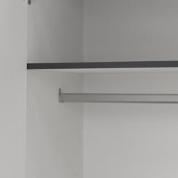 Furniture To Go Sprint Wardrobe With 4 Doors + 3 Drawers In Matt Grey - thumbnail 9