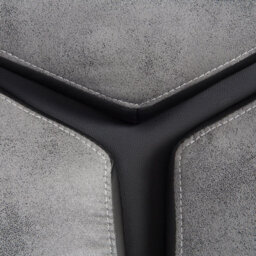 Beliani Office Chair Formula Faux Leather Grey - thumbnail 7