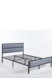Modernique Zix Metal Bed Frame In 4Ft6 Uk Standard Double Bed - thumbnail 1