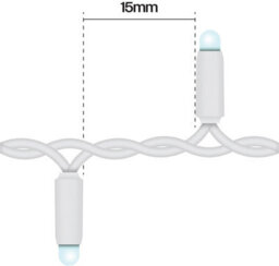 Eagle Connect Cluster Lights White Rubber Ip65 Copper Gold 30M - thumbnail 3