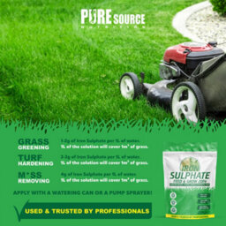 Iron Sulphate 500G - Makes Grass Greener, Hardens Turf And Prevents Lawn Disease Makes Upto 500L & Covers Upto 500M2 By Psn - thumbnail 8