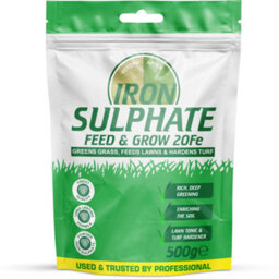Iron Sulphate 500G - Makes Grass Greener, Hardens Turf And Prevents Lawn Disease Makes Upto 500L & Covers Upto 500M2 By Psn