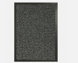 Heavy Duty Non-Slip Rubber Back Entrance Rug Charcoal - 60 X 180 Cm - thumbnail 1
