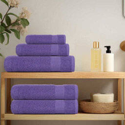 Berkfield Sauna Towels 10 Pcs Purple 80X200 Cm 360 Gsm 100% Cotton - thumbnail 3