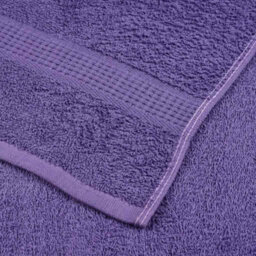 Berkfield Sauna Towels 10 Pcs Purple 80X200 Cm 360 Gsm 100% Cotton - thumbnail 6