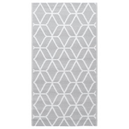 Walplus Outdoor Carpet Rugs For Garden Patios  Grey 80X150 Cm Pp - thumbnail 2