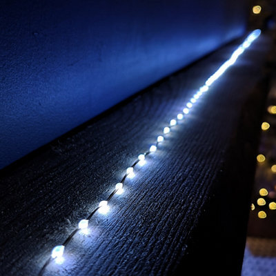 Samuel Alexander 9.6M Compact Microbrights Christmas Lights With 600 Leds In White - image 1