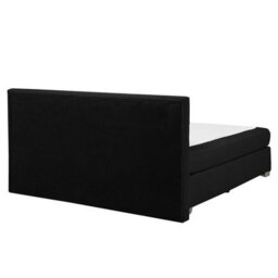 Beliani Divan Bed Fabric Admiral 160 X 200 Cm (Eu King Size) Black - thumbnail 6