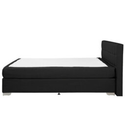 Beliani Divan Bed Fabric Admiral 160 X 200 Cm (Eu King Size) Black - thumbnail 5