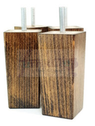 L&F 4X Replacement Furniture Legs Solid Wood 110mm High Sofas Chairs Settee Cabinets Legs M8 Tsp2055 - thumbnail 6