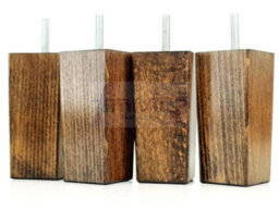 L&F 4X Replacement Furniture Legs Solid Wood 110mm High Sofas Chairs Settee Cabinets Legs M8 Tsp2055 - thumbnail 7