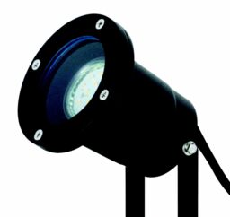 GoodHome Shelby Matt Black Led Outdoor Stake Light (D)98mm - thumbnail 3