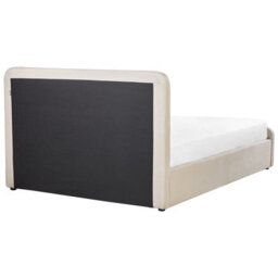 Beliani Ottoman Bed Fabric Rennes 140 X 200 Cm (Eu Double) Beige - thumbnail 8